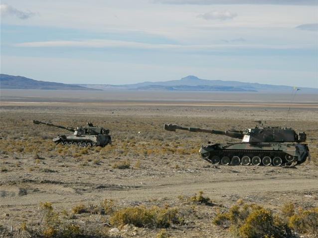 El Grupo de Artillería Blindado 11 ejercitó sus cañones de 155 mm en la Patagonia