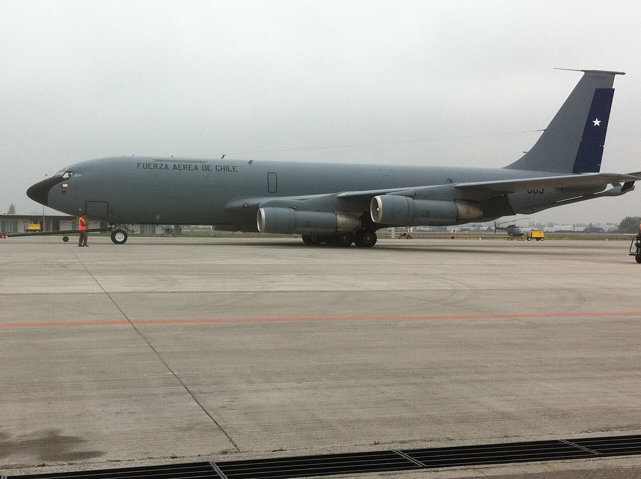 El KC-135 Stratotanker 983 de la Fuerza Aérea de Chile vuelve a volar tras meses de inactividad