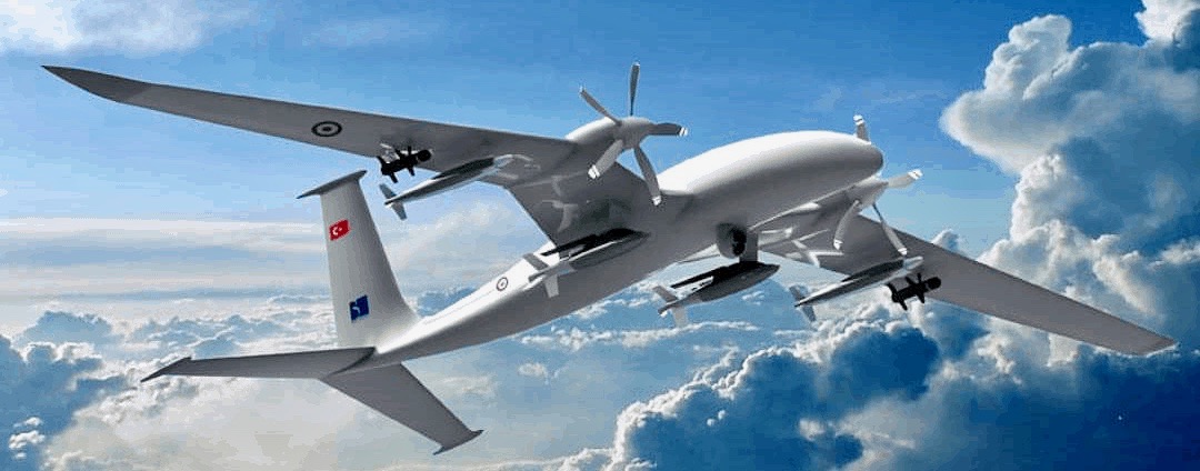 El drone Bayraktar Akinci lanzó por primera vez el misil balístico supersónico İHA-300