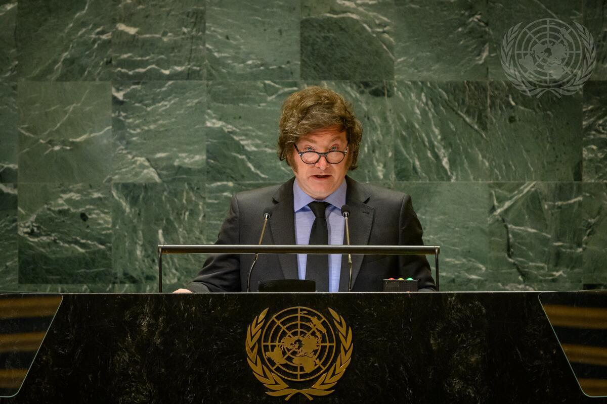 Milei ante la ONU: las Malvinas son una causa nacional y el principio de autodeterminación no aplica