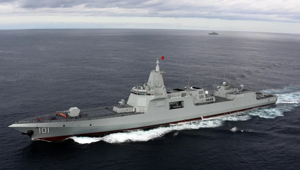 China completa su flota de 14 destructores Tipo 055 con el inicio de pruebas de mar del último de la serie