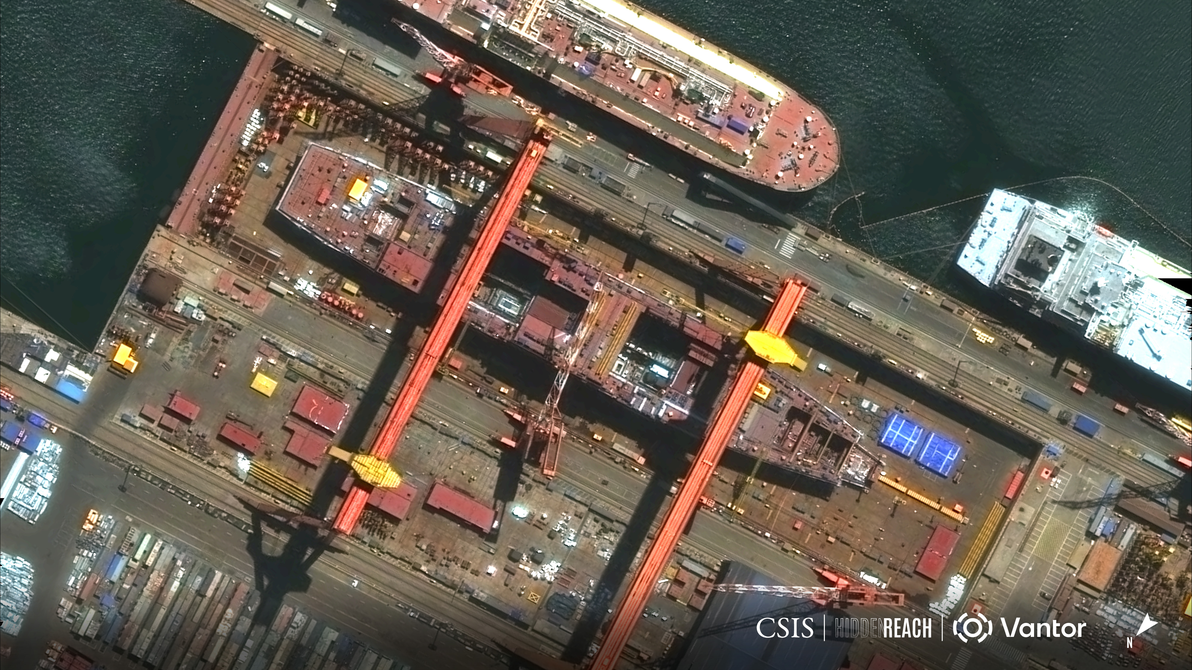 China construye su primer portaaviones nuclear, comparable al Gerald R. Ford